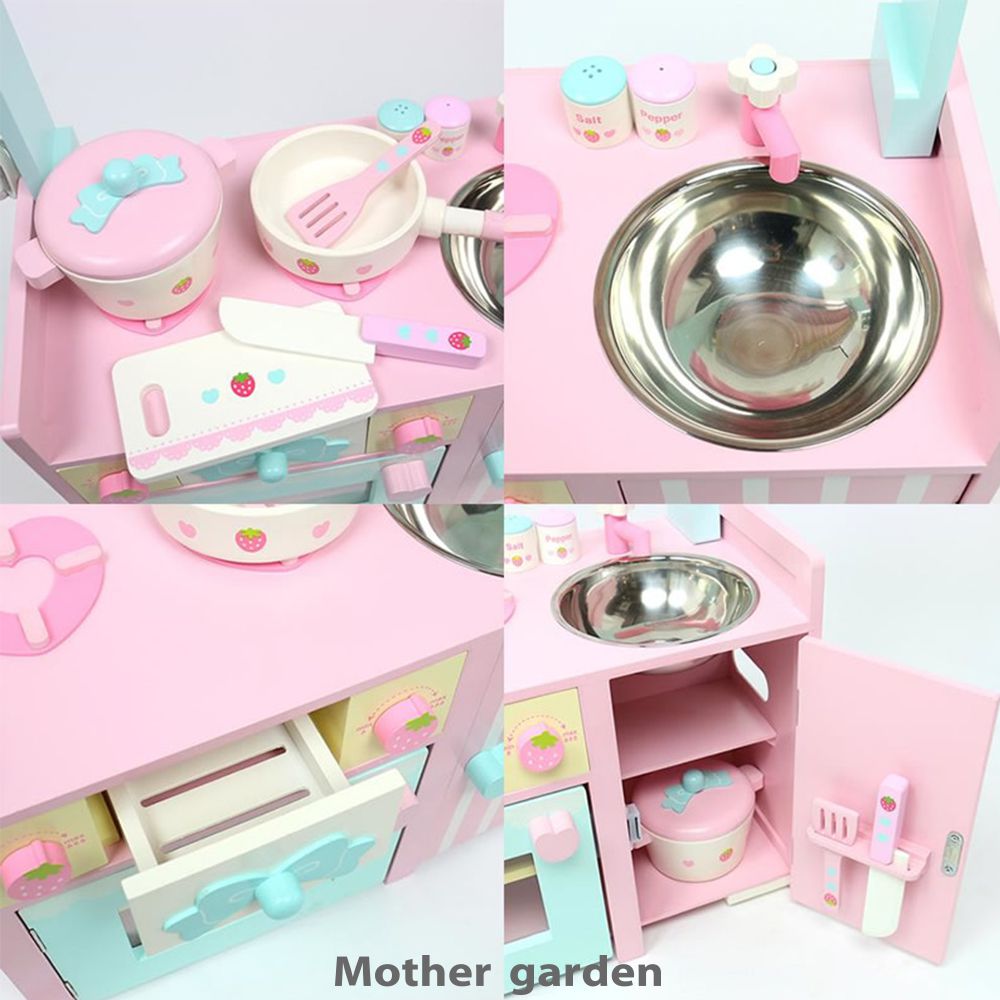 日本 No.1 夢幻家家酒【Mother Garden】木製廚台