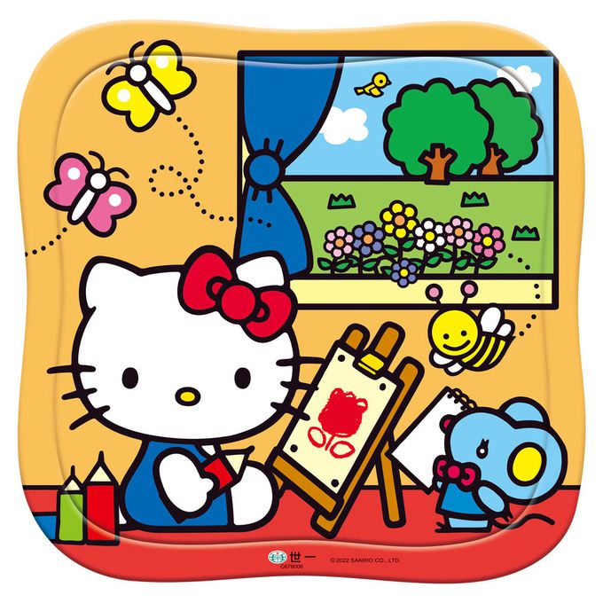 世一文化 - HELLO KITTY畫畫時光42片拼圖