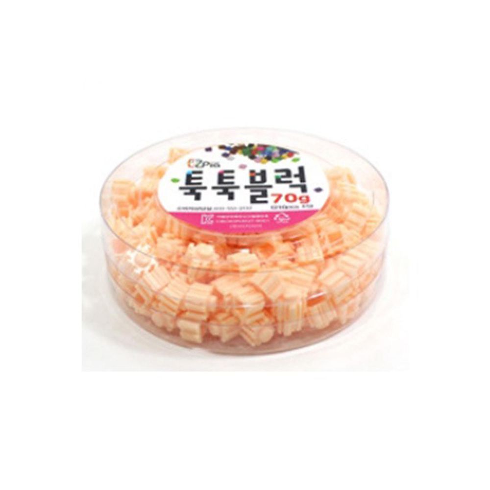 韓國EZ - 拼豆補充罐-粉橘 (9mm拼豆)-210±5顆