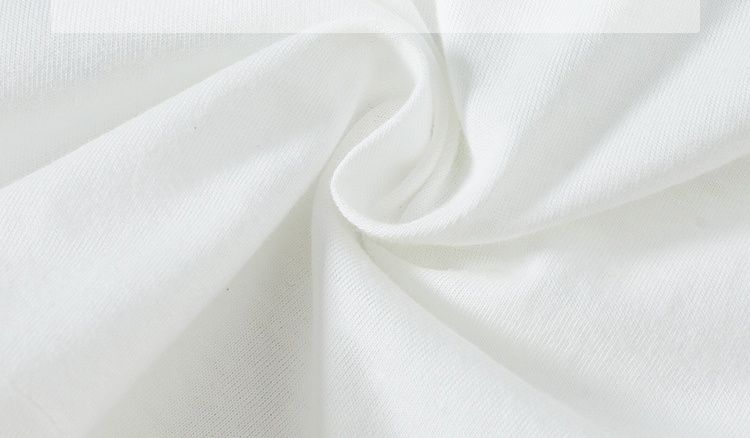 BE TOP - 純棉短袖上衣-描邊恐龍-白色