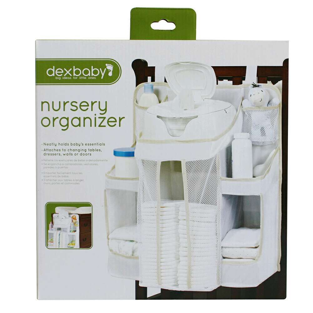售美國DexBaby Nursery Organizer 尿布收納袋-白 