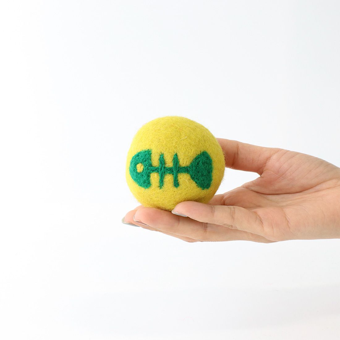 日本 TOMO - 100%尼泊爾羊毛烘衣球(3入組)-招財貓+不倒翁+幸運貓 (約φ6cm)