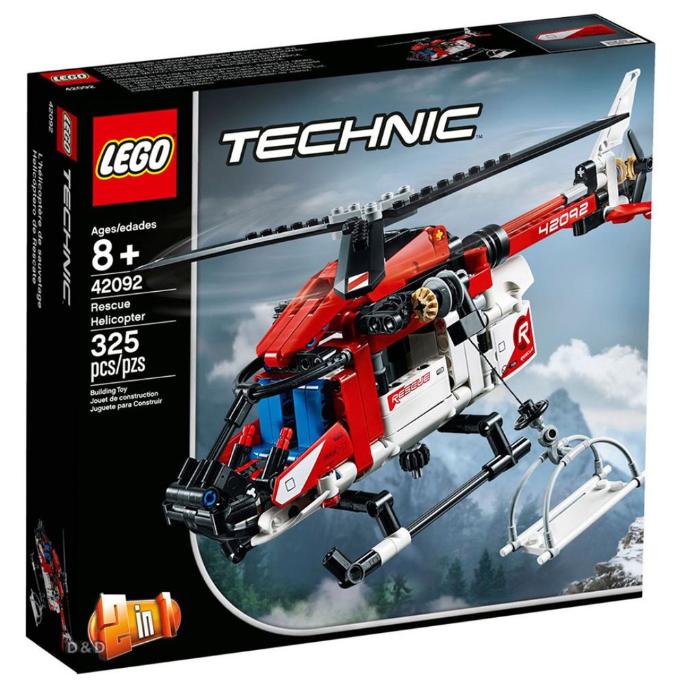 樂高 Technic 科技系列 - 救援直昇機 42092-325pcs