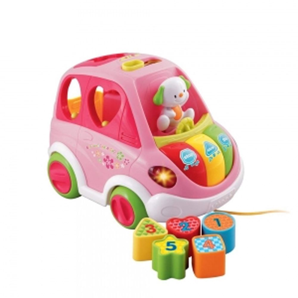 Vtech - 魔法聲光探索車-淑女粉