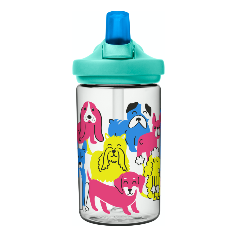 CamelBak - EDDY+ 兒童吸管運動水瓶-狗狗家族-400ml