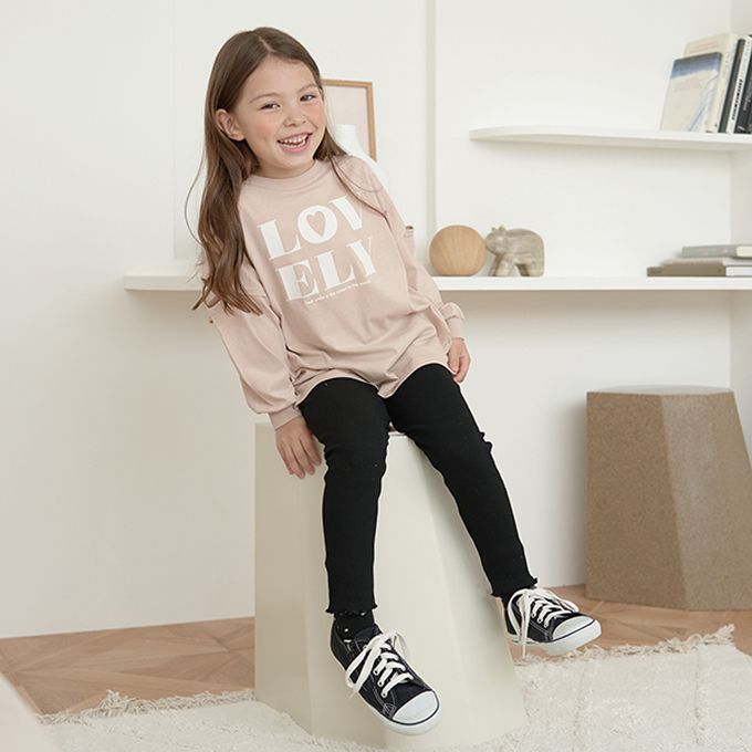 日本 Lycee mine - 休閒印花寬版開口長袖上衣-LOVLEY-薄荷綠