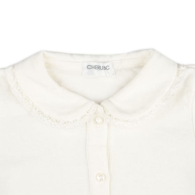 akachan honpo - 長袖襯衫-白色