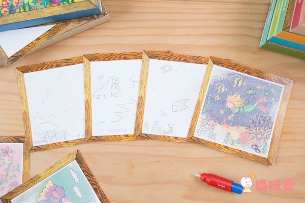 在家擁有小小畫室【澳洲 Tiger Tribe】旅行著色盒＆窗花彩繪