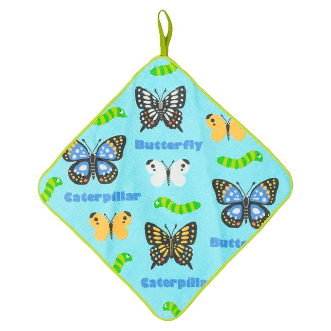 akachan honpo - 擦手巾5條組-昆蟲 (25×25cm)