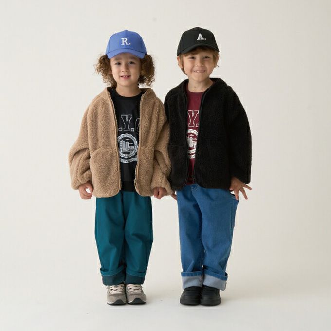 日本 b-ROOM - 泰迪熊絨毛溫暖拉鍊外套-可可