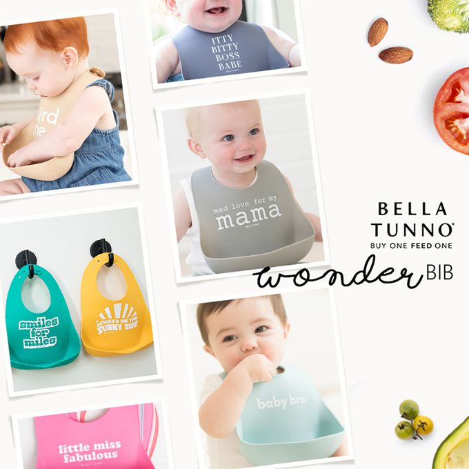 美國 BELLA TUNNO - 矽膠圍兜-(Dinner Date 晚餐來約會)