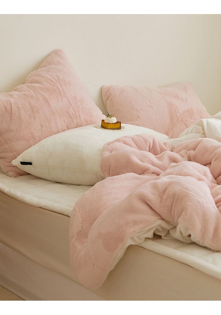 韓國 Maatila - 蓬鬆感高密度絨毛保暖棉被-草莓雪糕