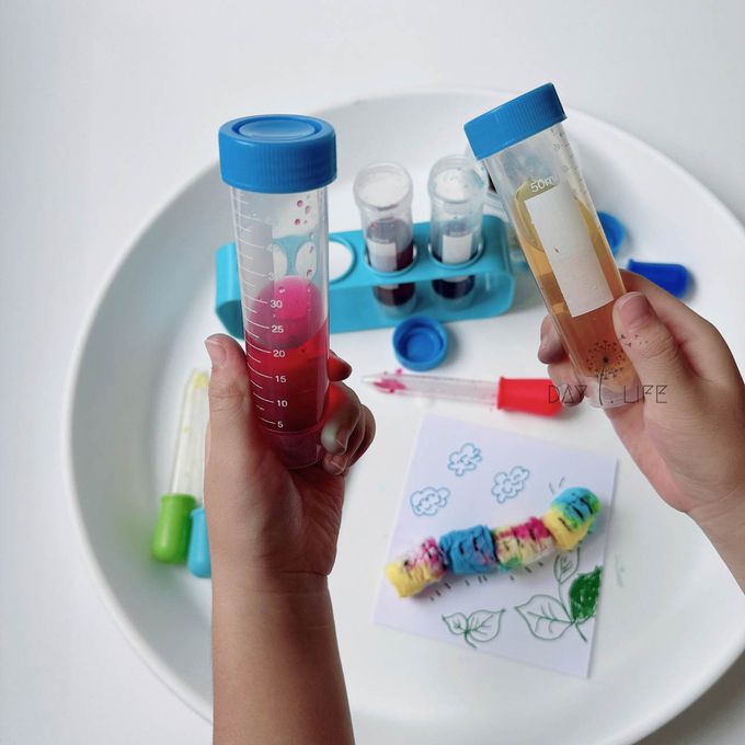 玩玩 Play - 韓國創意實驗胖胖試管組(加贈不挑色滴管2支)