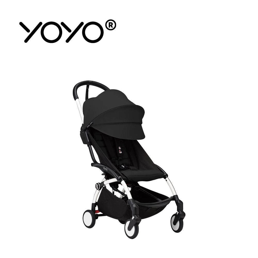 YOYO³ 6+推車組合-(含車架)-白色車架+黑色
