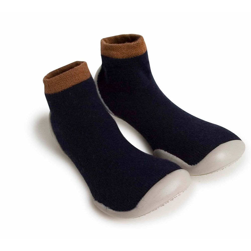 collegien - 法國室內襪鞋-羊絨墨藍 (36/37 (約22.0~23.5cm))