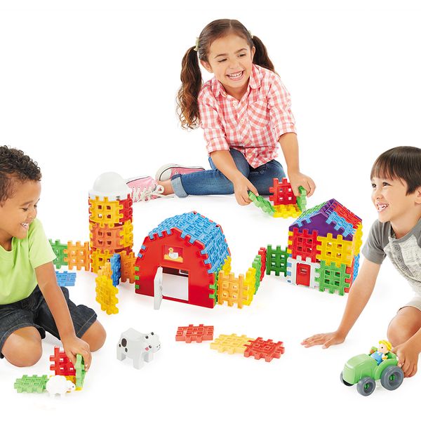 美國 Little Tikes - 鬆餅積木-農場-100PCS