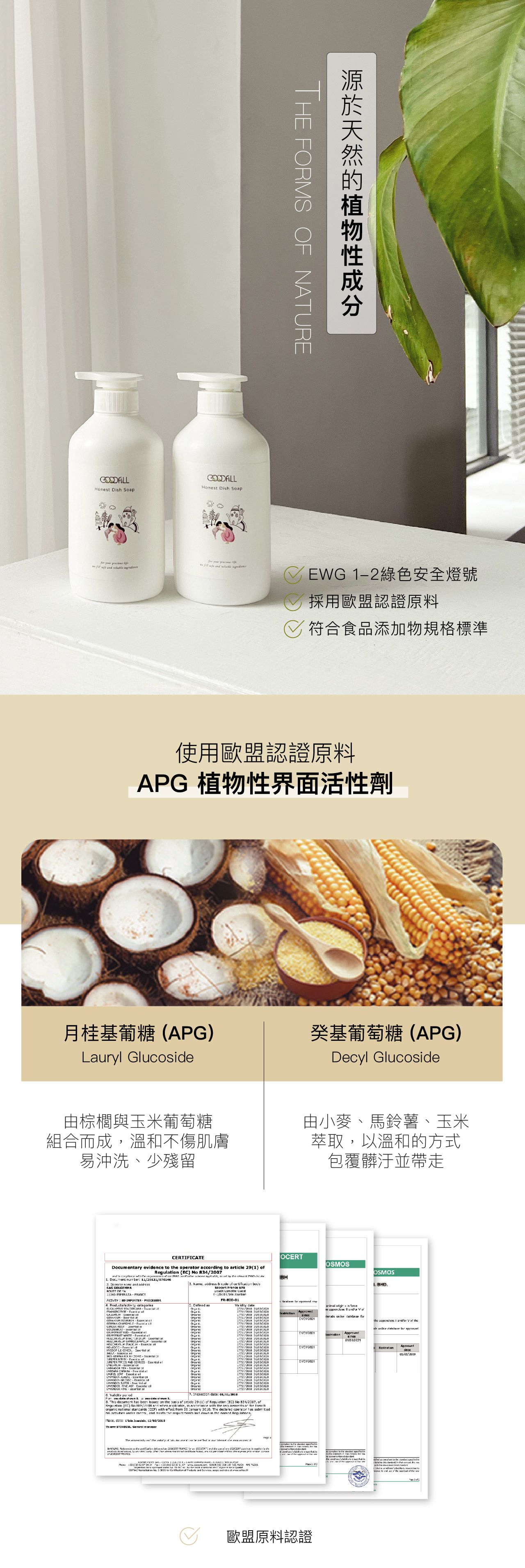 台灣 GoodFill - 植萃安心洗碗精-500ml