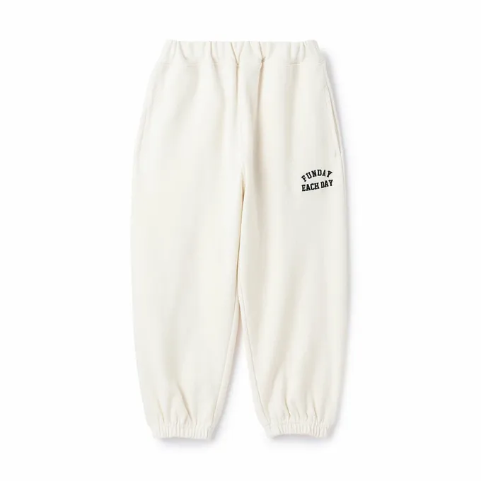 日本 b-ROOM - 舒適鬆緊縮口運動褲-黑