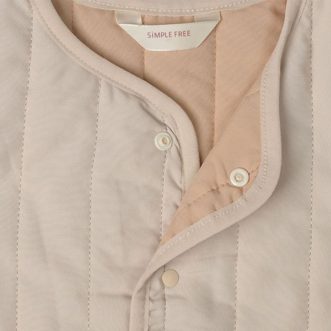 akachan honpo - 寬鬆夾克-超細纖維-象牙白色