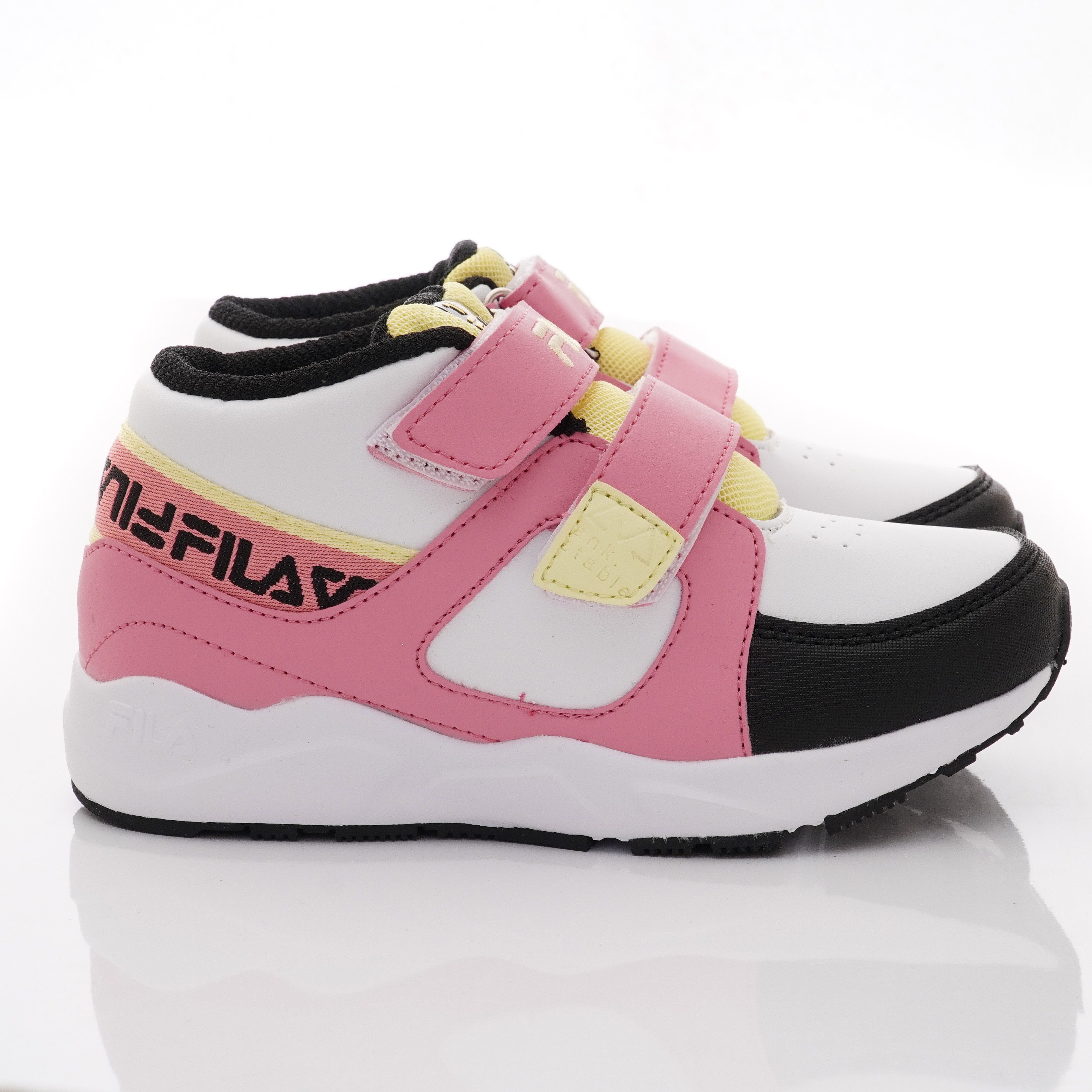 FILA - 全方位穩定機能鞋款(中小童段)-運動鞋-桃黃