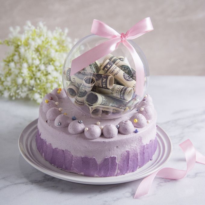 自己做烘焙聚樂部 - 紫薯芋泥水晶球蛋糕(需有電動攪拌機)  【獨家贈-少女草莓餅乾】