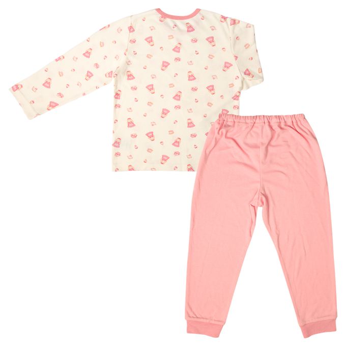 akachan honpo - 長袖家居服-公主-粉紅色