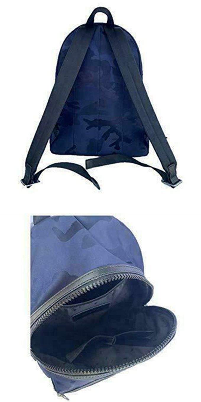 MICHAEL KORS - 迷彩尼龍後背包 (海軍藍)