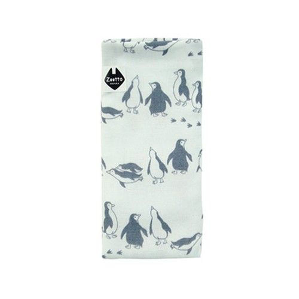 日本zootto - 日本製純棉泉州毛巾洗臉巾-企鵝
