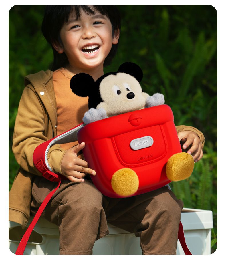 卡通絨毛玩偶減壓式後背包-卡通人物-熊抱哥 (31.5x24x16cm)-適合3歲以上