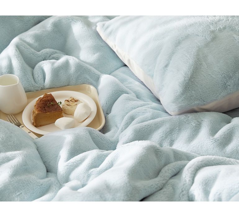 韓國 Maatila - 蓬鬆感高密度絨毛保暖棉被-蘇打雪糕