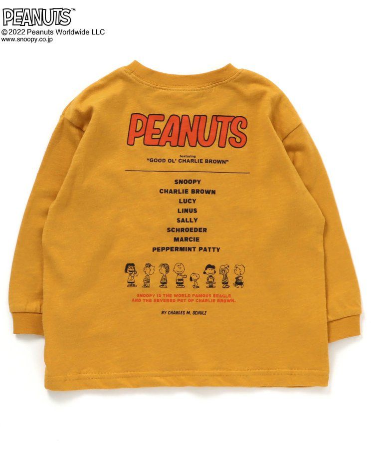 日本 BREEZE - 聯名款 史努比印花長袖上衣-黃