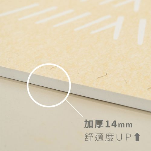 自然系風格地墊-小島草木-米色 (60x60x1.4cm)-6片