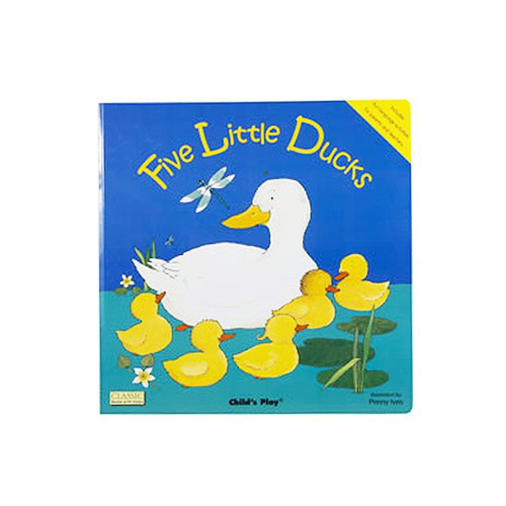 有聲書-FIVE LITTLE DUCKS /平裝繪本+CD