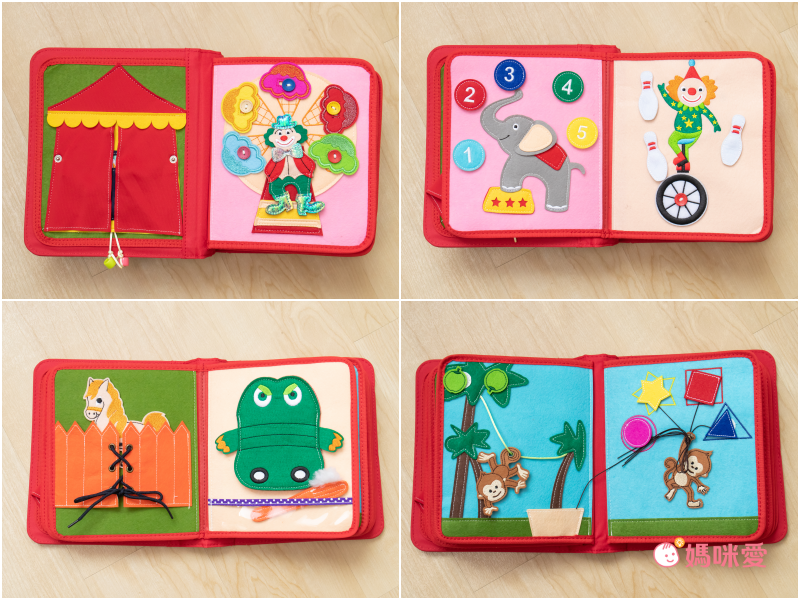 職能治療師推薦【MY FIRST BOOK】蒙特梭利手工布書