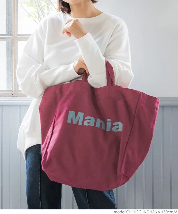 日本 COCA - 2WAY簡約大容量帆布袋-米白