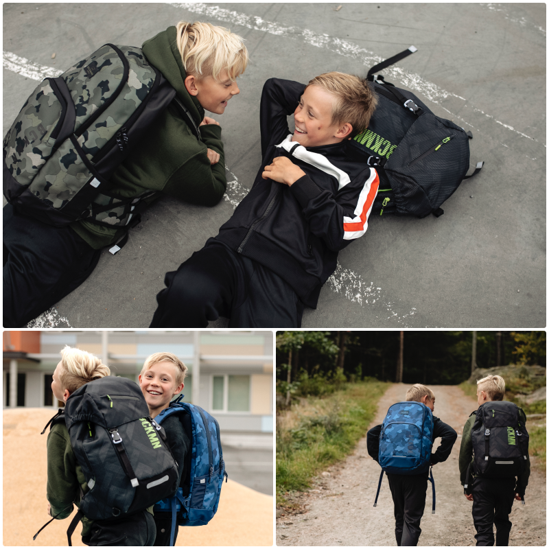 Beckmann - 護脊書包 28L + 週末郊遊包 12L-小小獨角獸