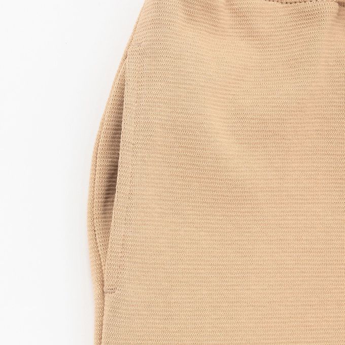 日本 b-ROOM - 舒適鬆緊縮口運動褲-黑