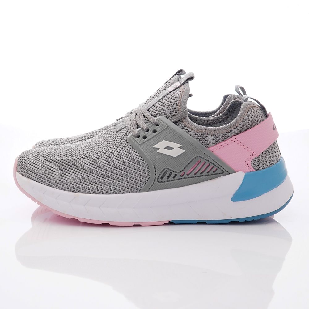 LOTTO樂得 - 輕量跑鞋城市暢跑鞋款0658系列(女段)-粉灰