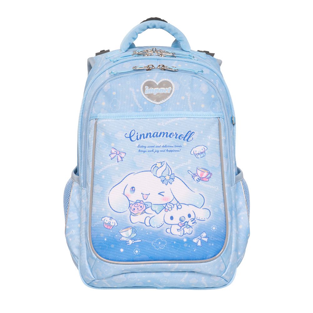 大耳狗喜拿Cinnamoroll-成長型護脊書包-淺藍 IMCM302LB | 身高120-140cm以上適用 | 精選好禮兩件組（午餐袋、三角筆袋）