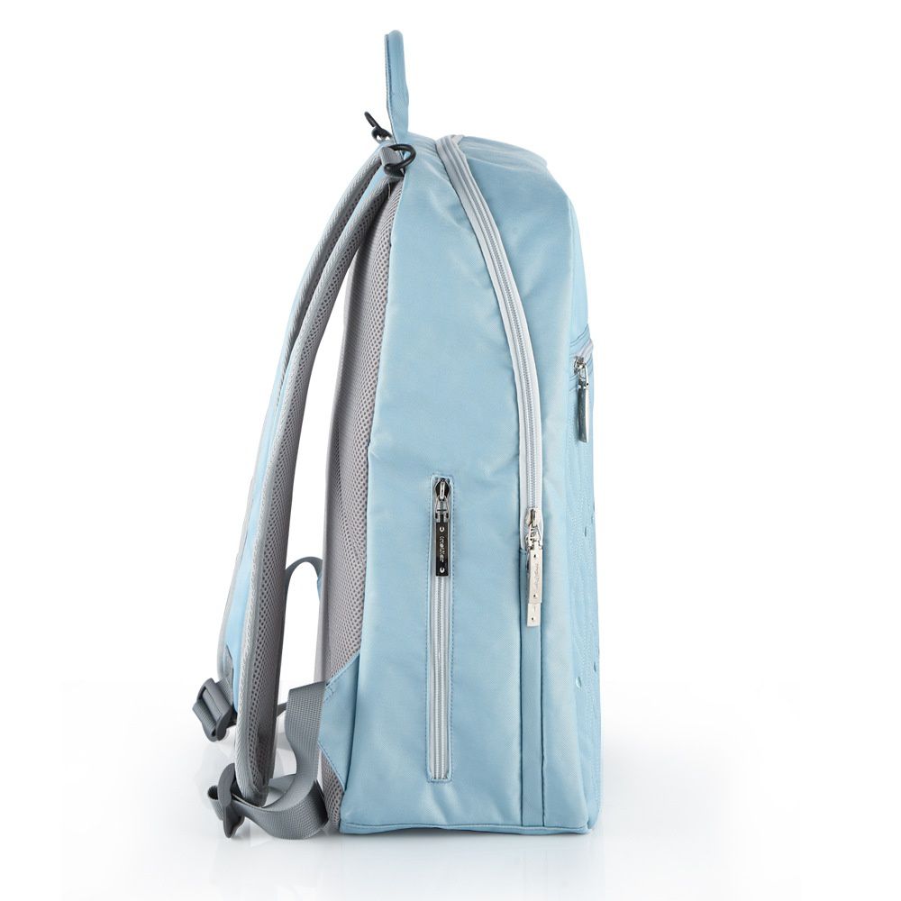 insular - 大開口防潑水菱形紋媽媽包-黑色 (30x18x40cm)