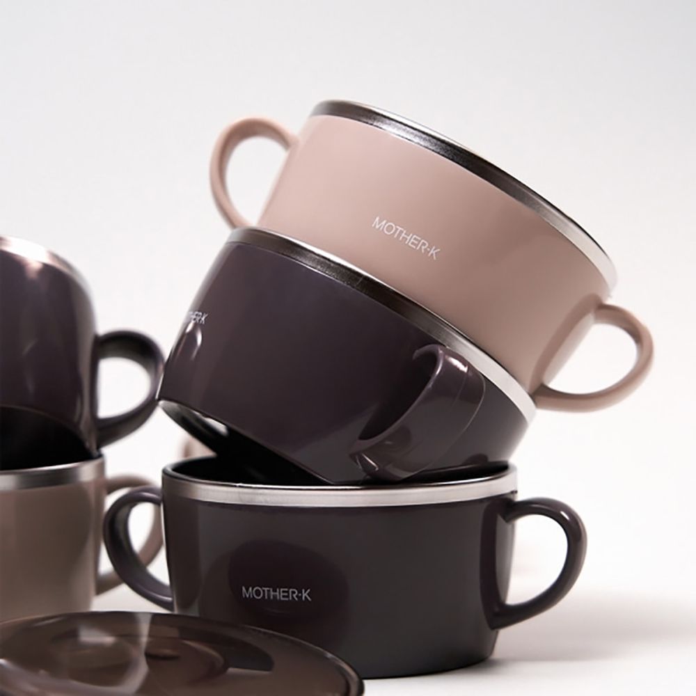 輕奢不鏽鋼含蓋兒童餐碗