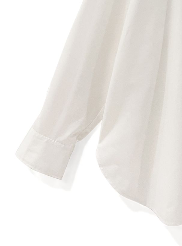 日本 GRL - 慵懶風露肩襯衫/薄外套-天使白