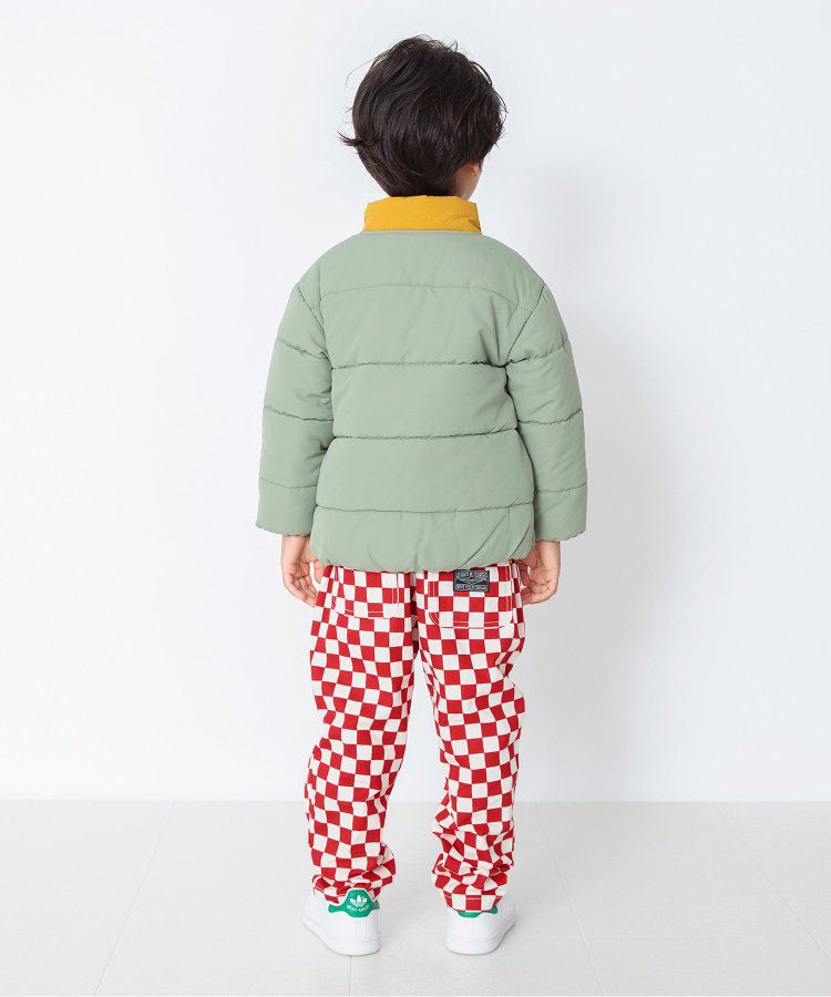 日本 BREEZE - 挺版廓形印花主廚褲-變形蟲-黑