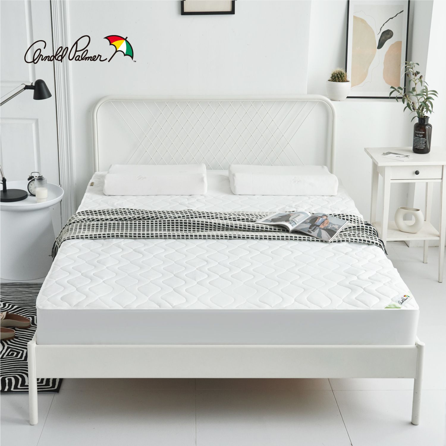 限時買1送1！【Arnold Palmer雨傘牌 】羽絨被/ 防水保潔墊