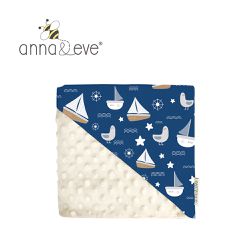 Anna&Eve - 美國 嬰幼兒安撫舒眠毯-海鷗船長-78x98cm
