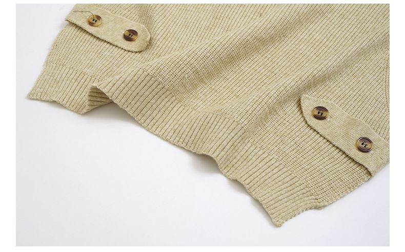 不對稱拼接直紋襯衫洋裝-藍直紋