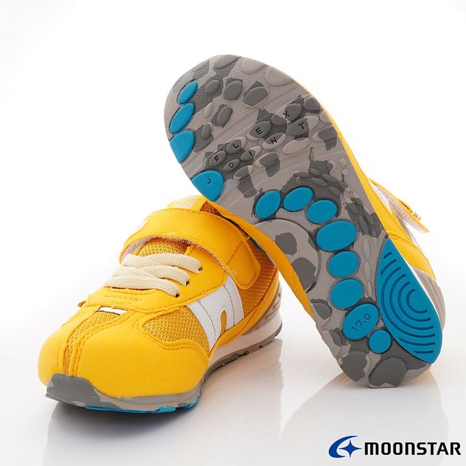 Moonstar日本月星 - 月星HI系列十大機能款-MSC23263芥末(中小童段)-機能運動鞋-芥末