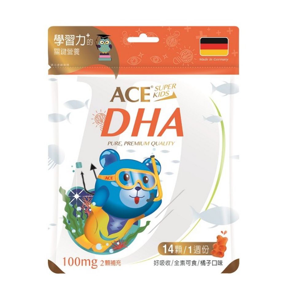 ACE - ACE SUPER KIDS DHA軟糖(14顆/袋)-42公克/袋
