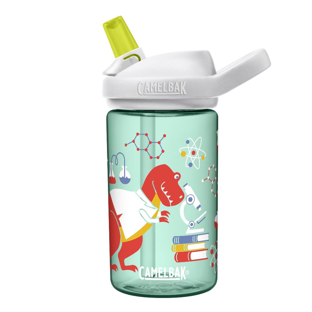 CamelBak - EDDY+ 兒童吸管運動水瓶-科學家恐龍 (400ml)-156g