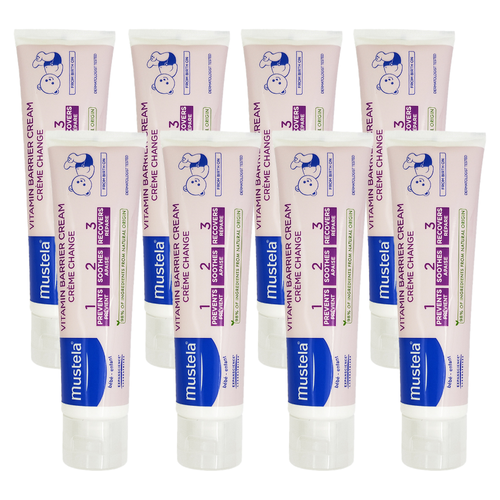 mustela 慕之恬廊 - 維他命護膚寶寶護臀隔離霜100ml(效期2026/08)*8